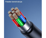 USAMS Kabel U68 microUSB 2A Fast Charge 1m czarny SJ502USB01 - 1569033 - zdjęcie 3